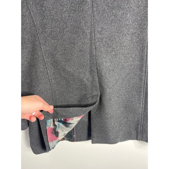 Ted Baker Mens 4 Large Wool Blend Over Coat Top Old Money Quiet Luxury - Picture 8 of 10